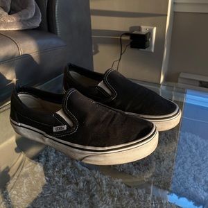 Black Slip-on Vans